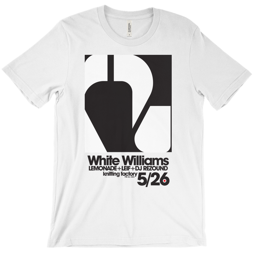 White Williams at Knitting Factory T-Shirt