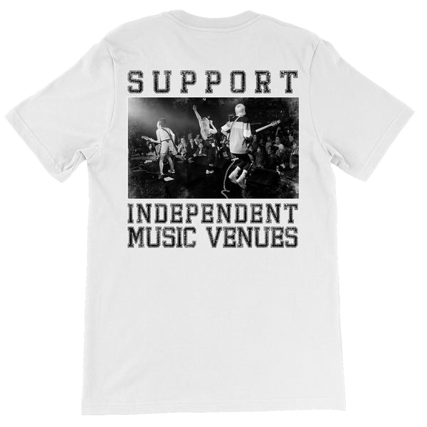 support independent music venues t-shirt white